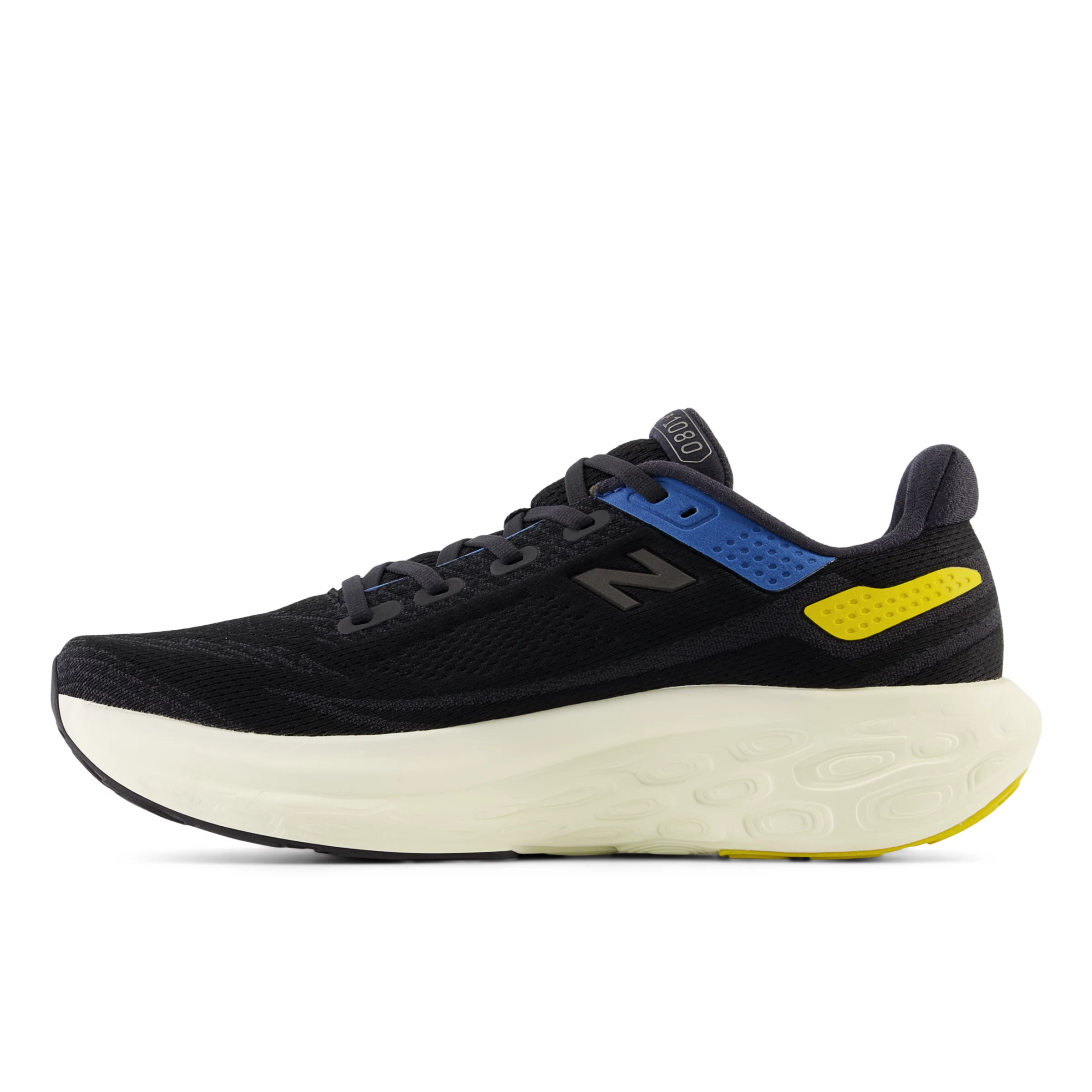 Fresh Foam X 1080 v13 Black con blue agate e ginger lemon