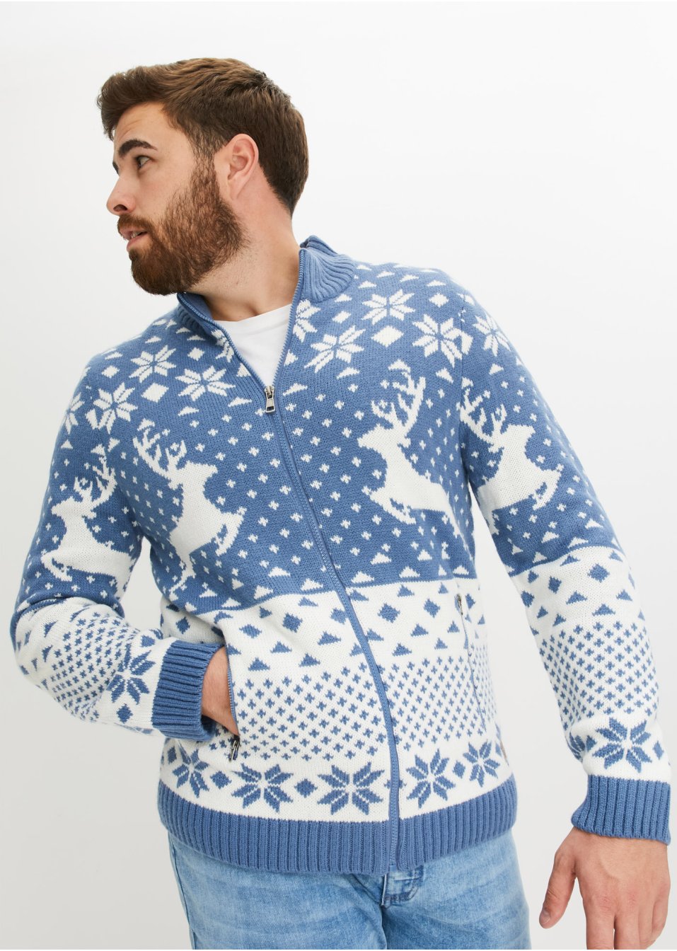 Gilet en maille norvégien