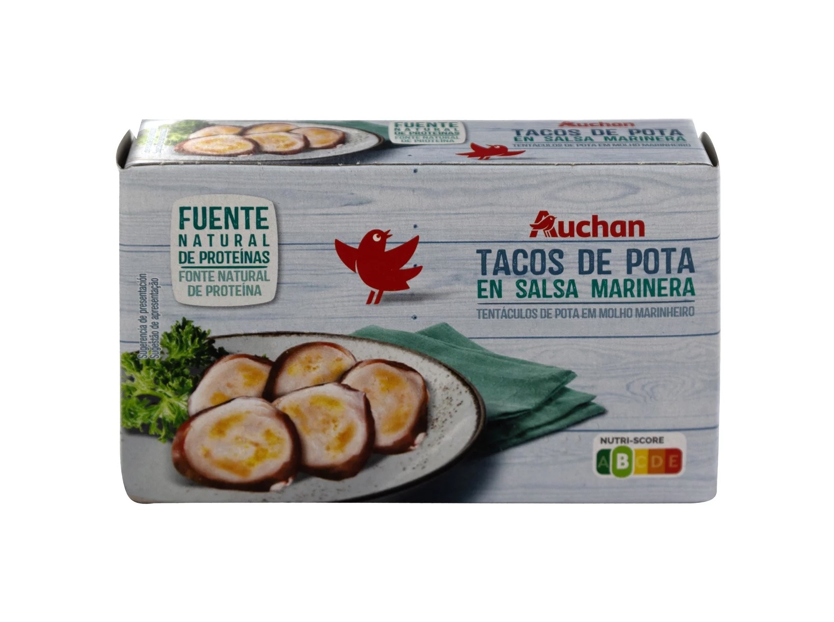 TENTÁCULOS DE POTA AUCHAN EM MOLHO MARINHEIRO 115(72)G