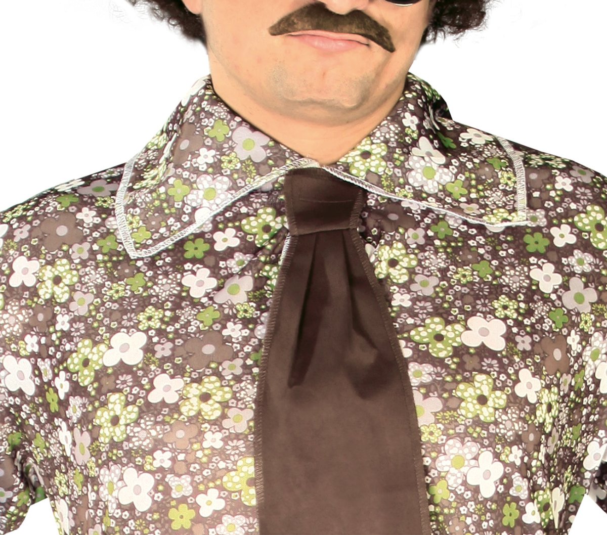 Disco 70S Kostuum Bruin Heren