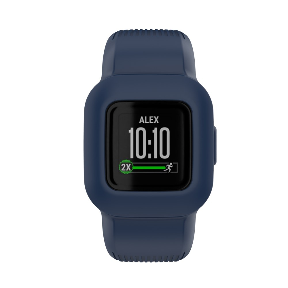 (Gr. XS) Garmin Vivofit JR 3 Ersatz Silikon Sport Armband (Gelenkumfang: 125mm) - Dunkelblau