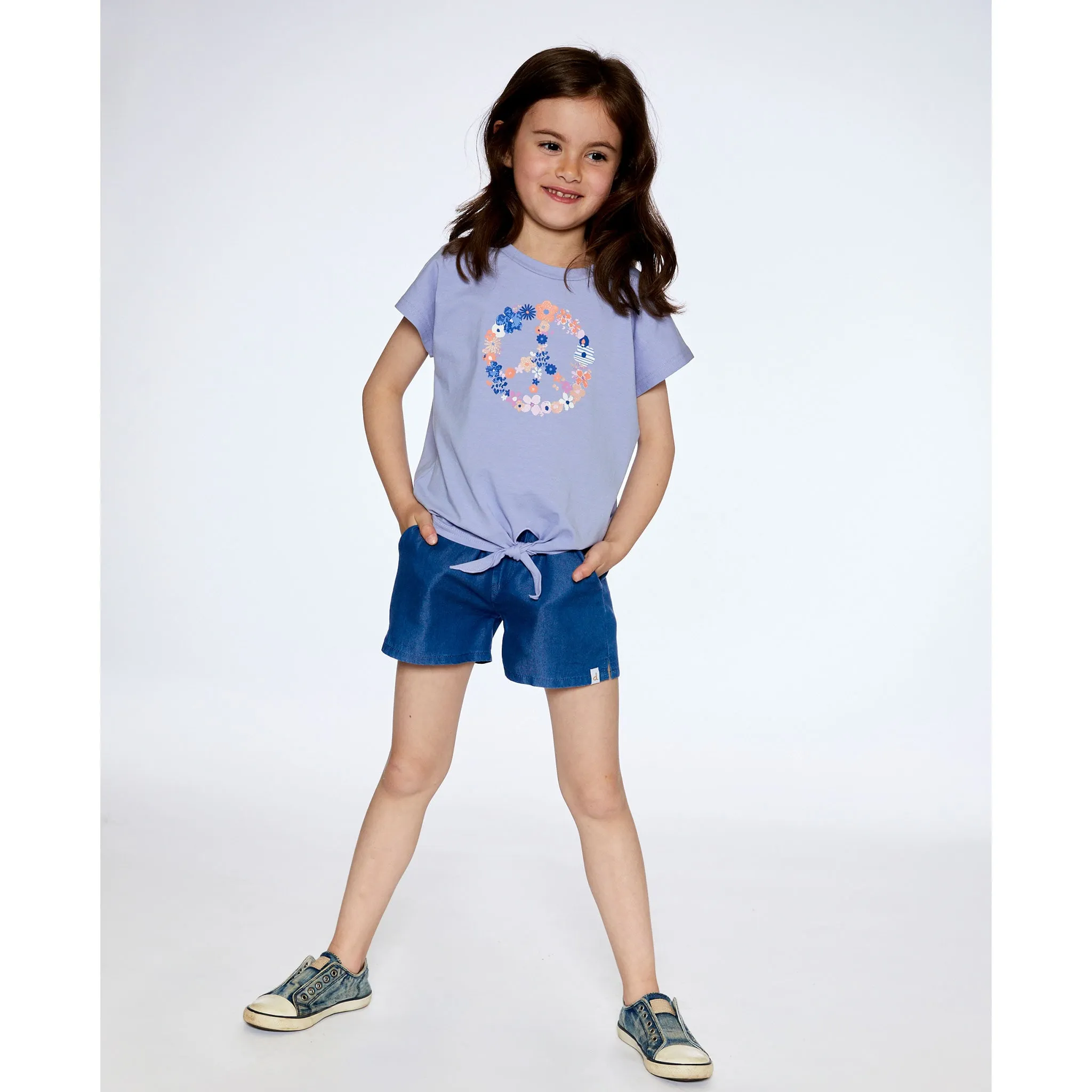 Deux par Deux Short Chambray Champs 3-6ans
