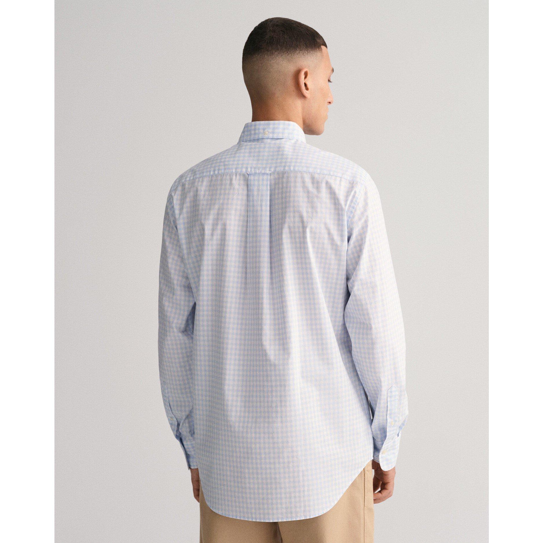 Gant Regular Fit Gingham Poplin Shirt