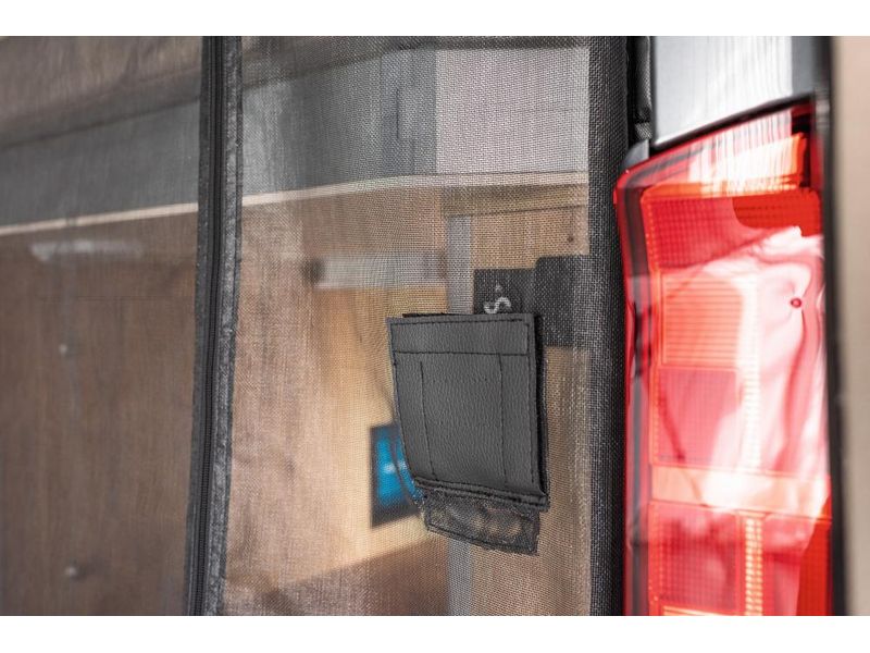 Van Quito Heckmoskitonetz, fine-mesh VW Crafter/Grand Calif Heckmoskitonetz Reissverschluss, VW Crafter/Grand California und MAN TGE, Maschenweite Fine-mesh