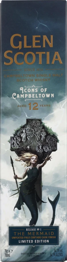 GLEN SCOTIA 12 YEARS THE MERMAID 70CL