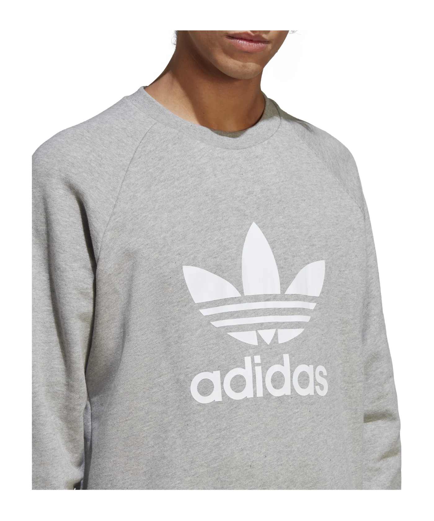 adidas Originals Trefoil Crew Sweatshirt Grau