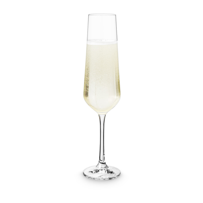 Champagne glazen kristal - 200 ml - set van 4