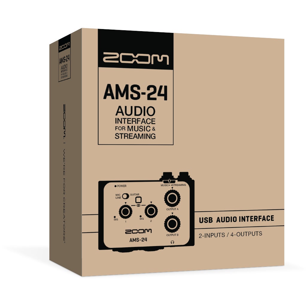 Zoom AMS-24 USB-C audio interface