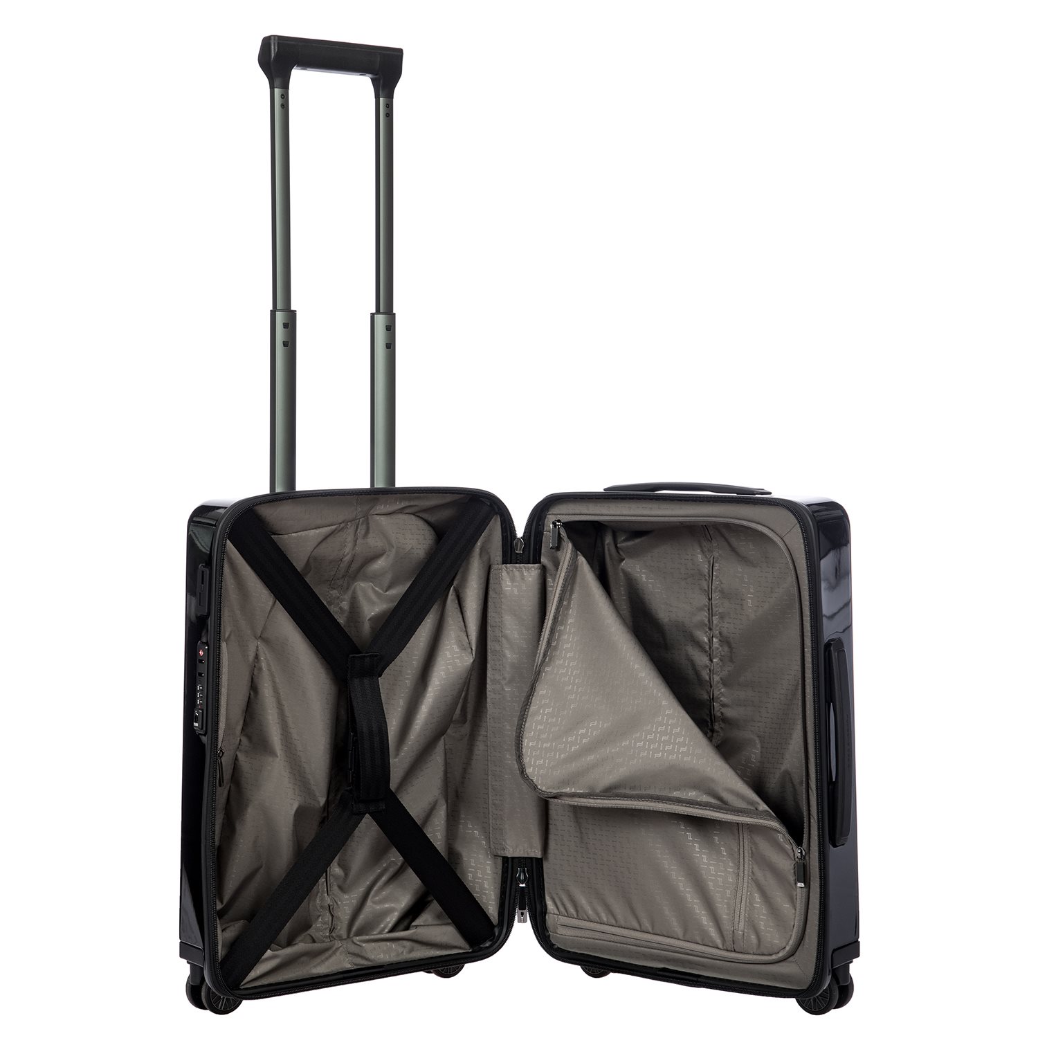Porsche Design Roadster Hardcase 4W Trolley S shiny black