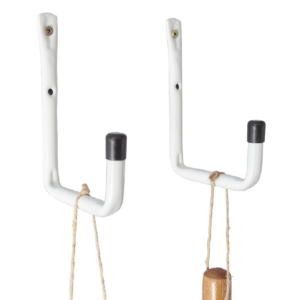 Set crochets bricolage blancs x12