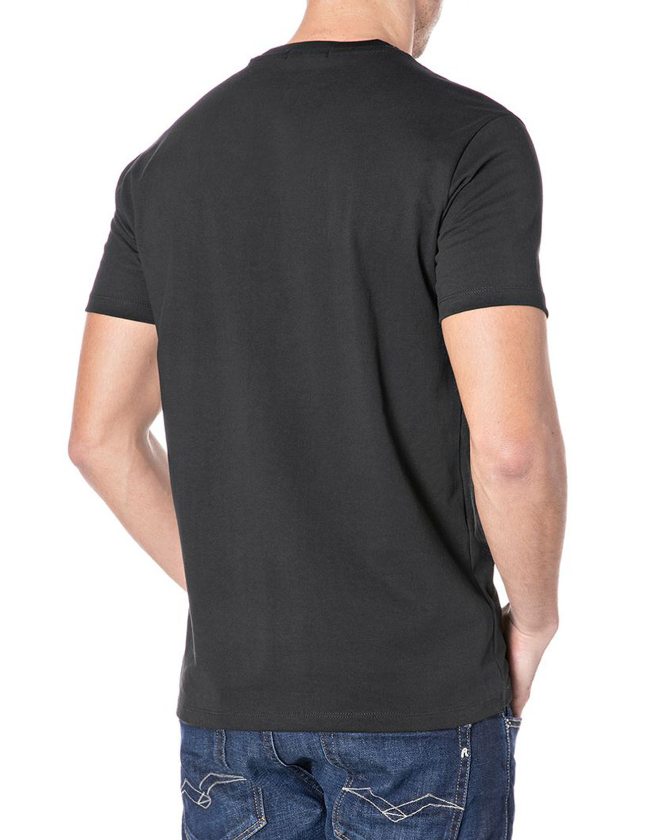 Replay T-Shirt Tri Logo Cent noir