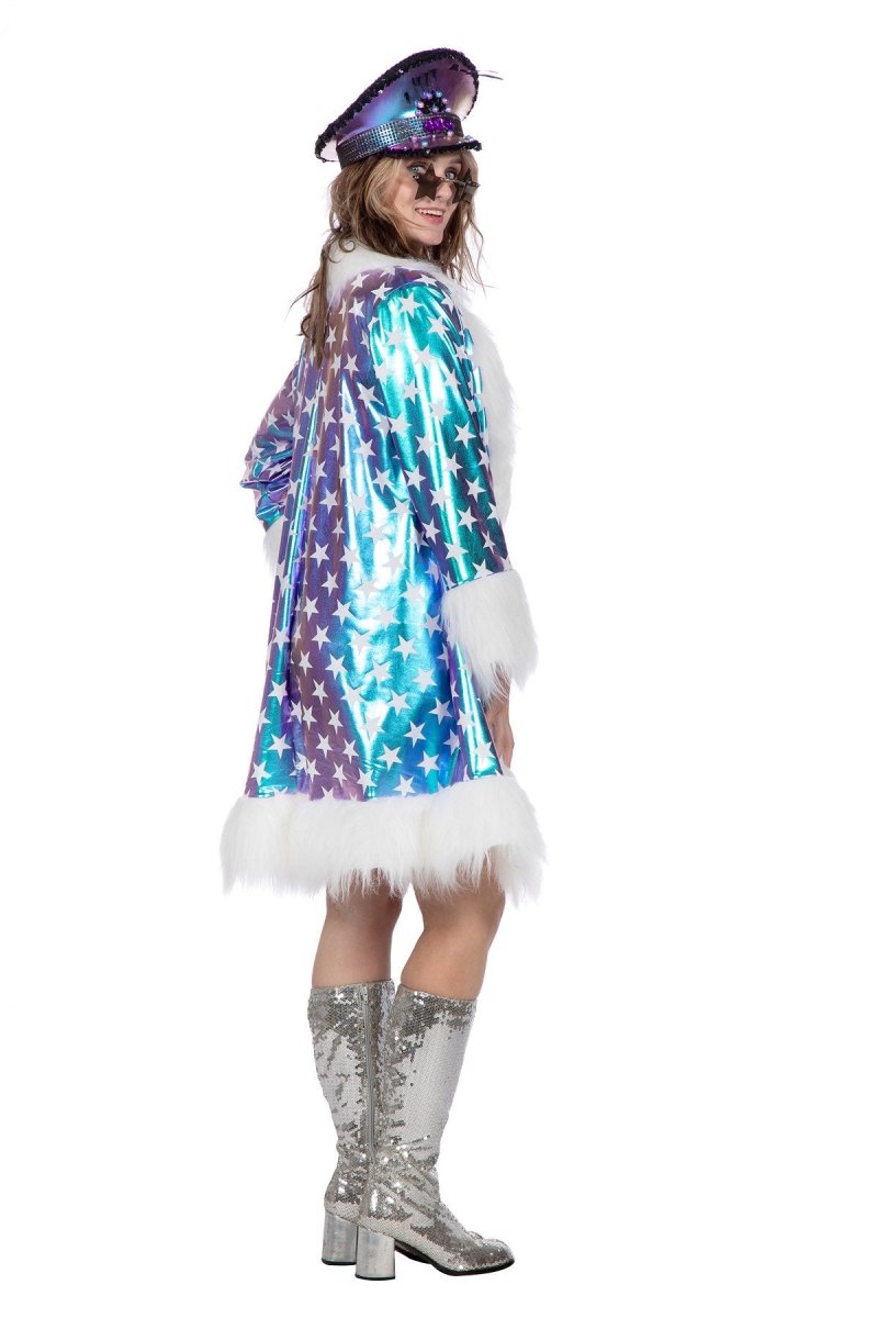 Sterren Jas Blauw Dames