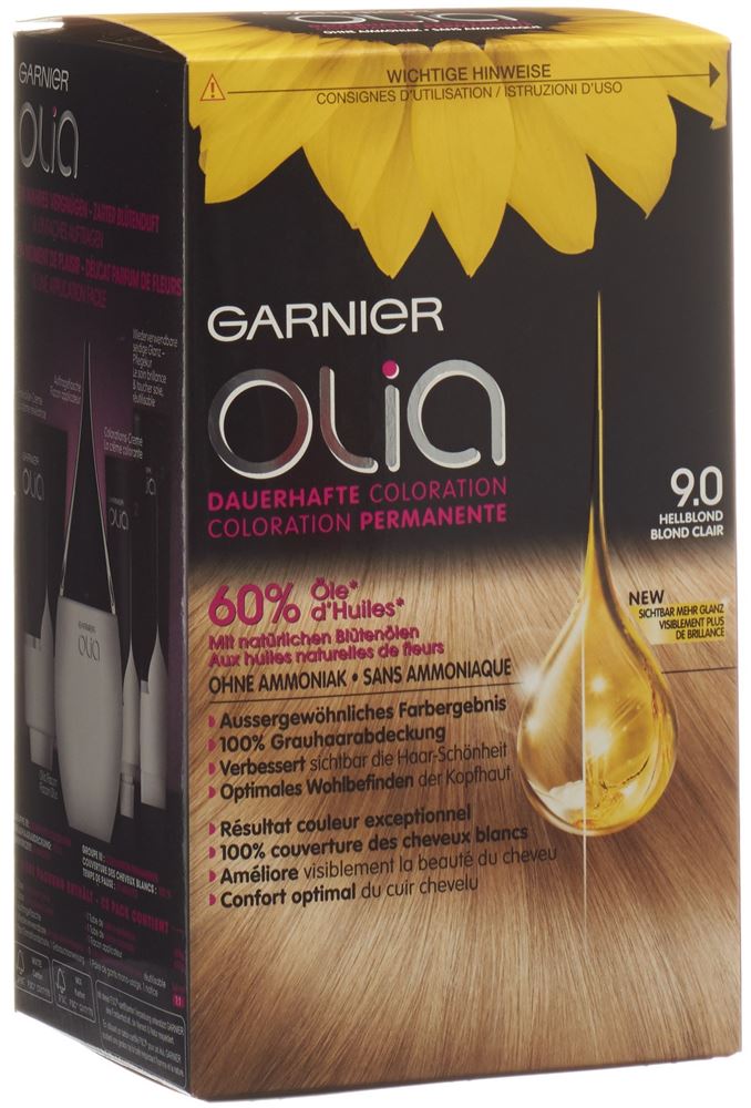 OLIA Haarfarbe 9.0 Hellblond 1 Stk