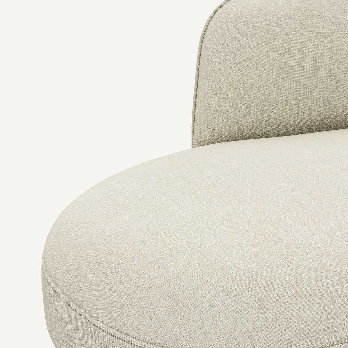 AM.PM<br>Sofá de canto em linho chambray, Rosebury