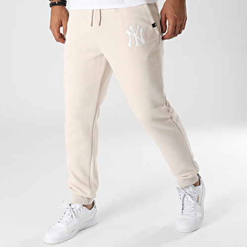 Pantalon Jogging New York Yankees Embroidery Burnside Beige