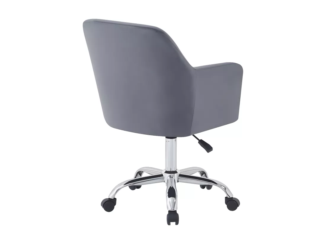 Chaise de bureau en velours ajustable 