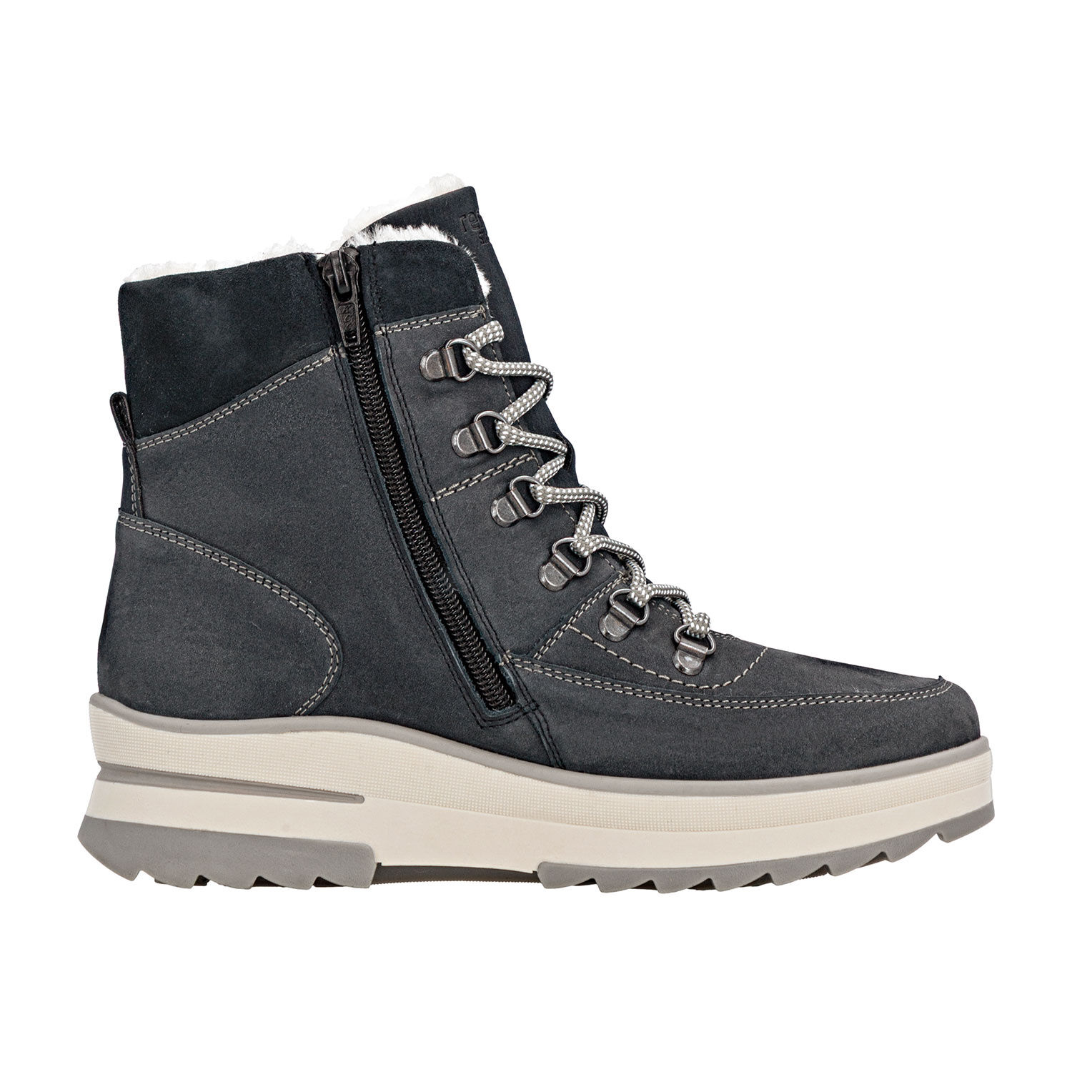 REMONTE Schnürstiefel aus Nubukleder