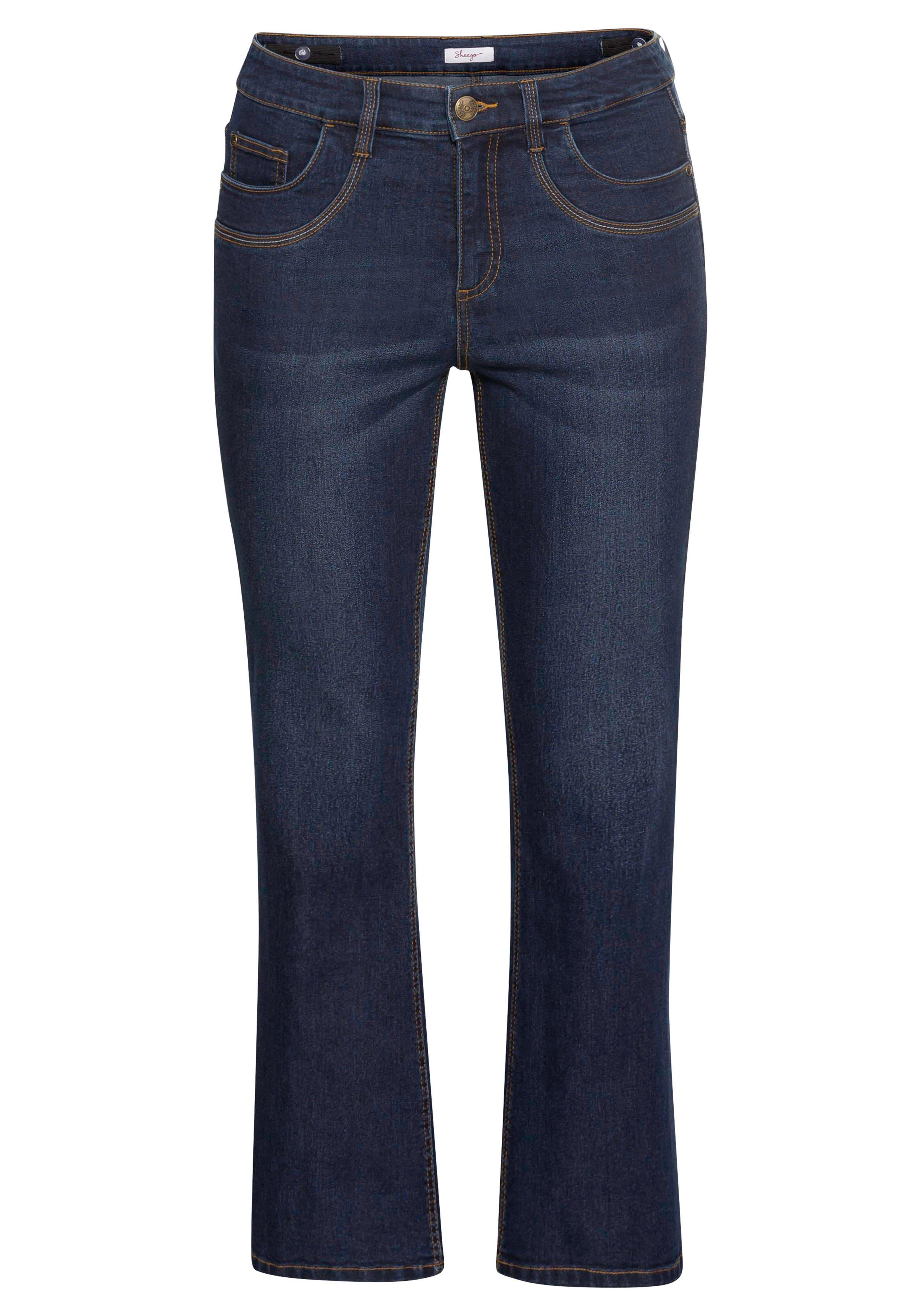Bootcut Jeans mit innen regulierbarer Bundweite