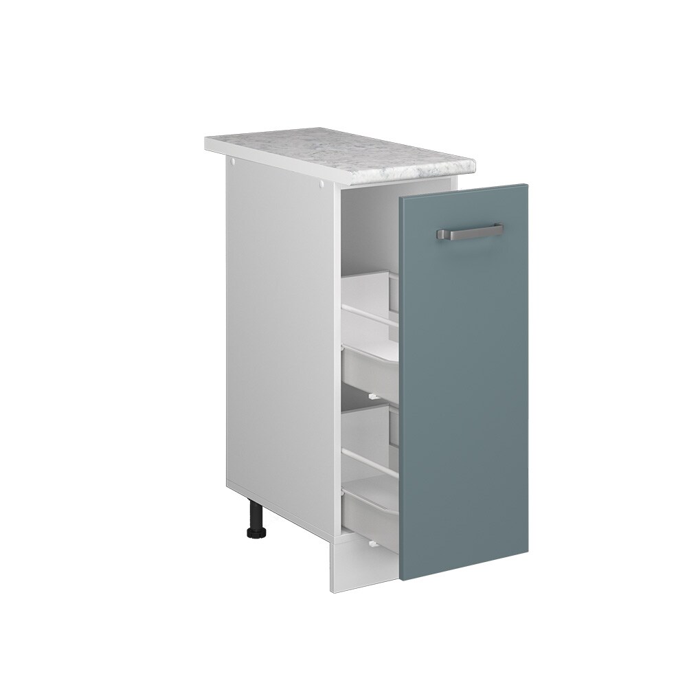 Vicco Apothekerunterschrank Küchenschrank R-Line Solid Weiß Blau Grau 30 cm modern Arbeitsplatte