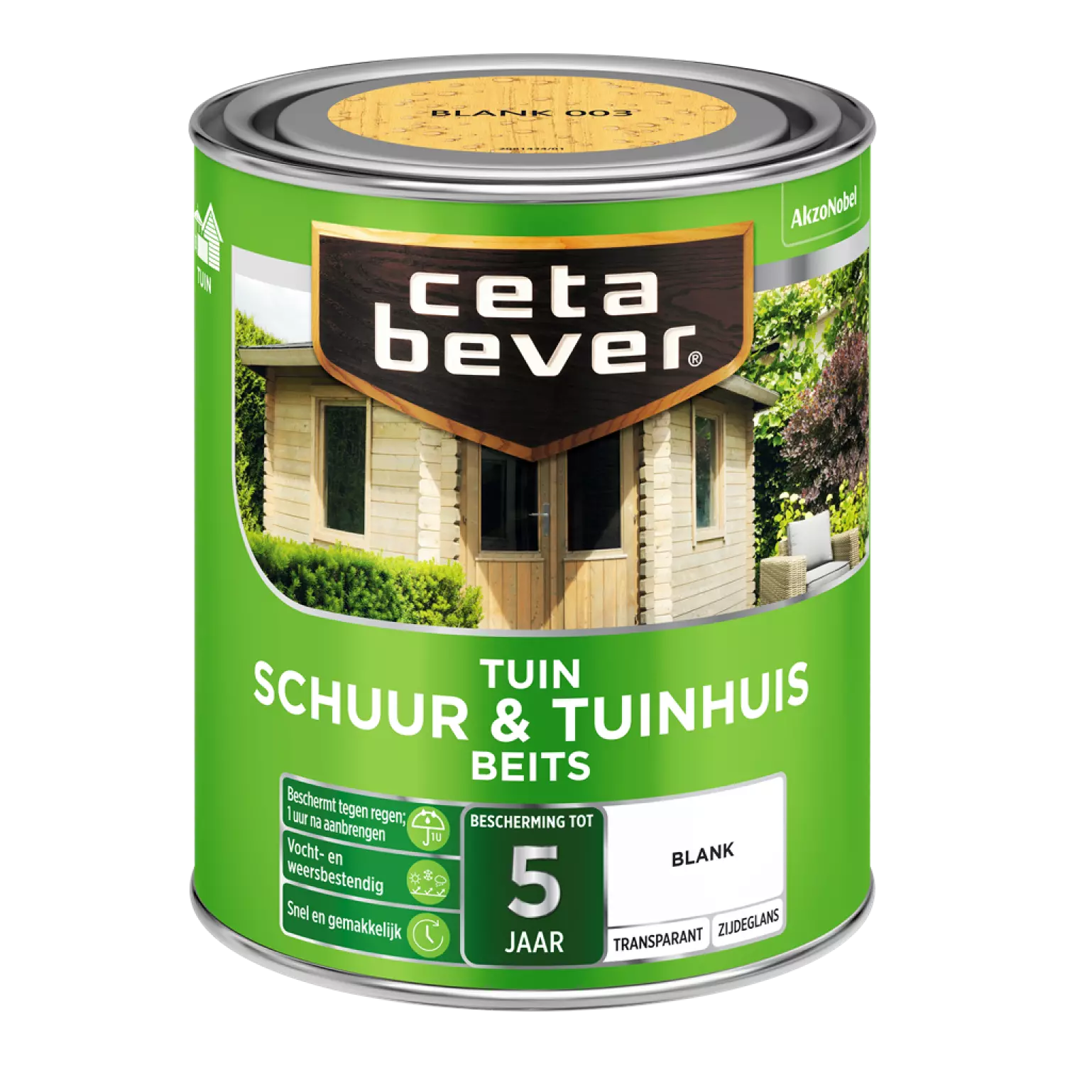 Cetabever Schuur & Tuinhuis Beits Transparant - Blank - 750ml