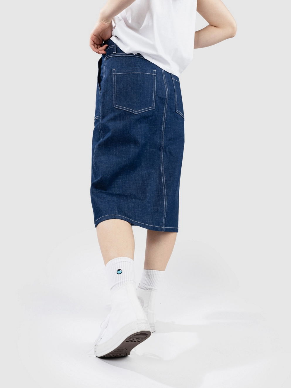 Nümph Nuissa Skirt dark blue denim