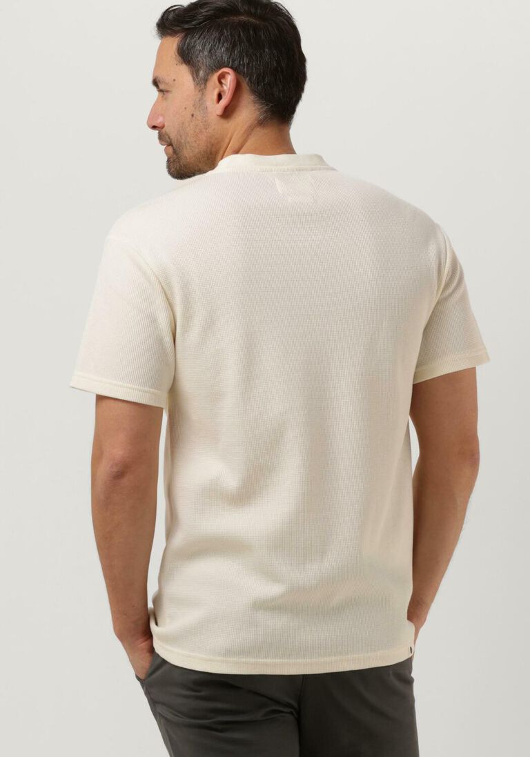ANERKJENDT gebroken wit anerkjendt t-shirt akkikki s/s waffle tee