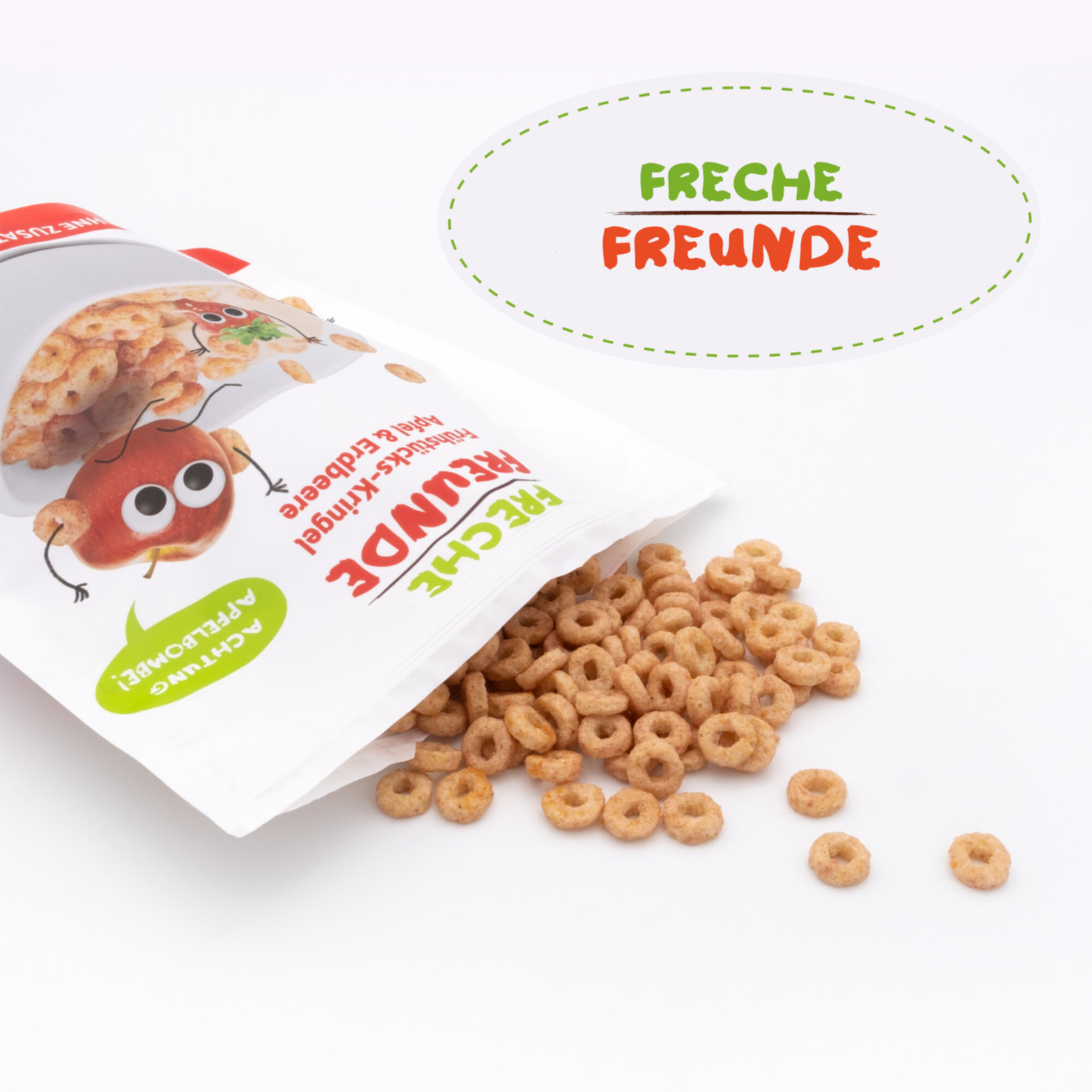 Freche Freunde Bio Frühstücks-Kringel Apfel & Erdbeere 12+ Monate