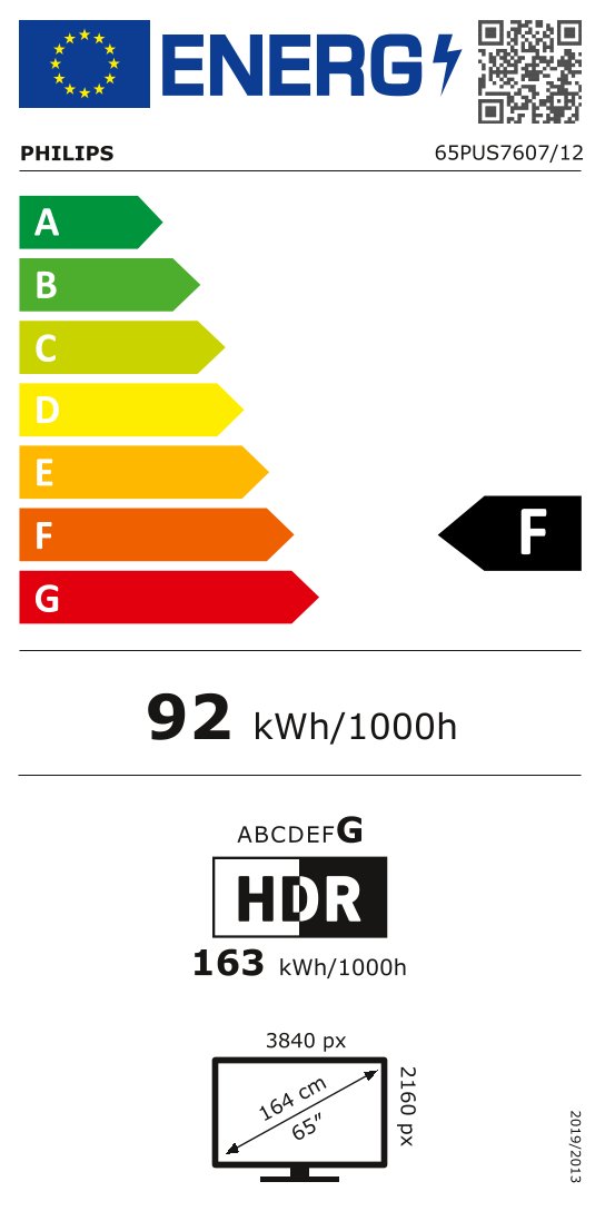 Philips 65PUS7608/12 -  LED - 65