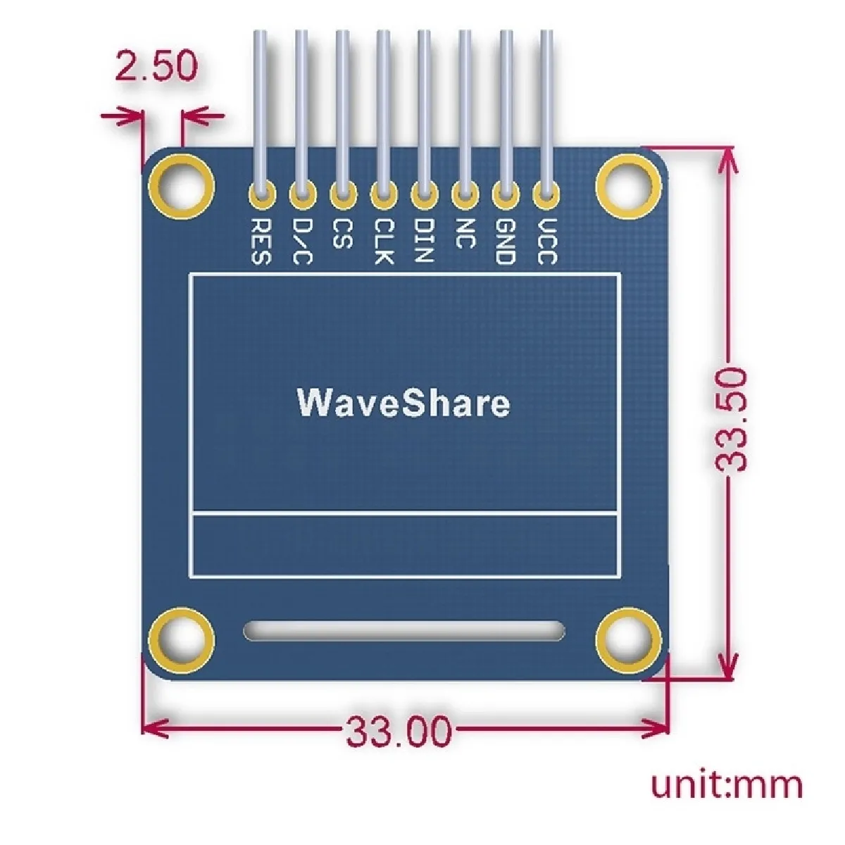 Wewoo Waveshare OLED 0.96