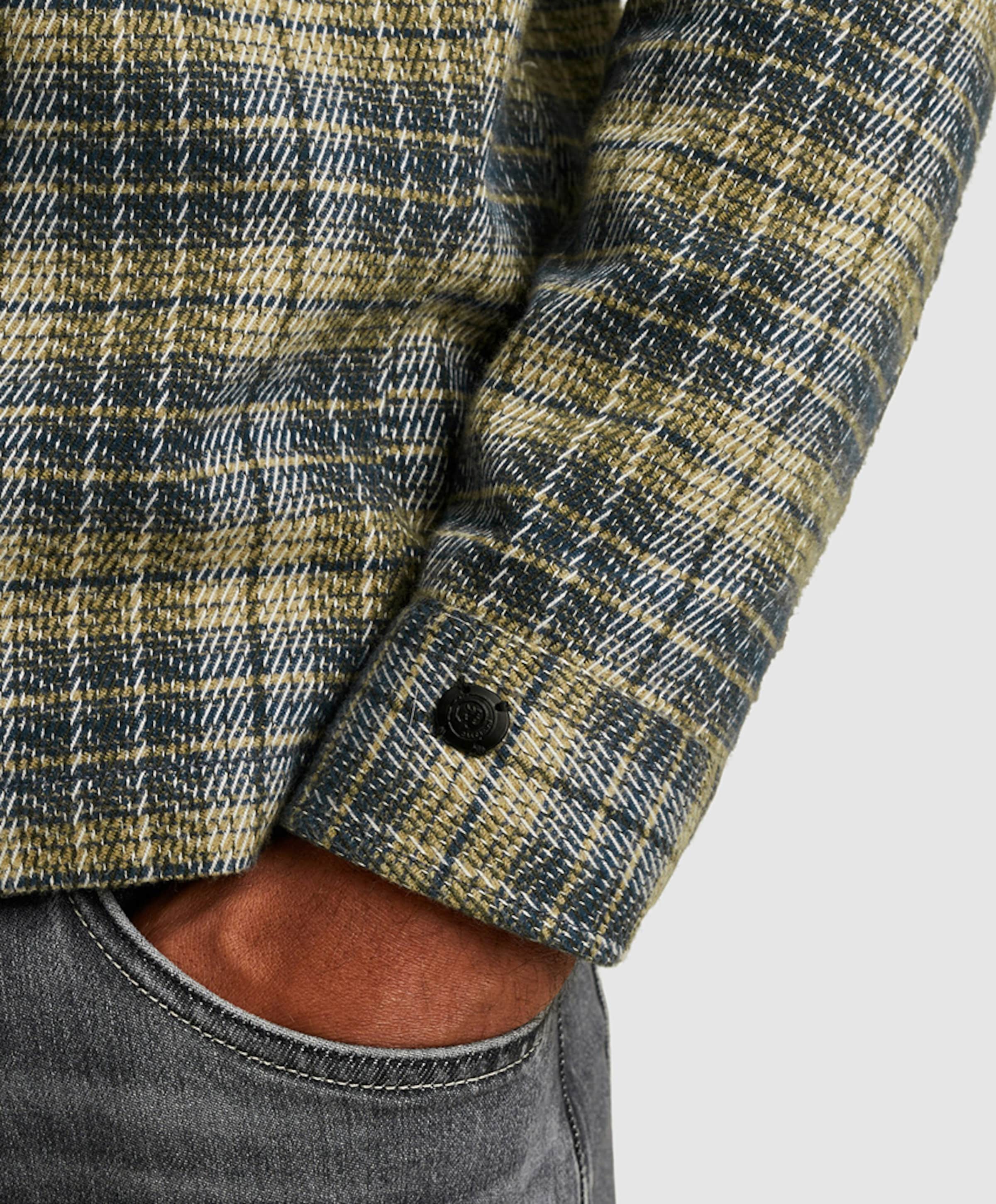 Cast Iron Heren overshirt grijs