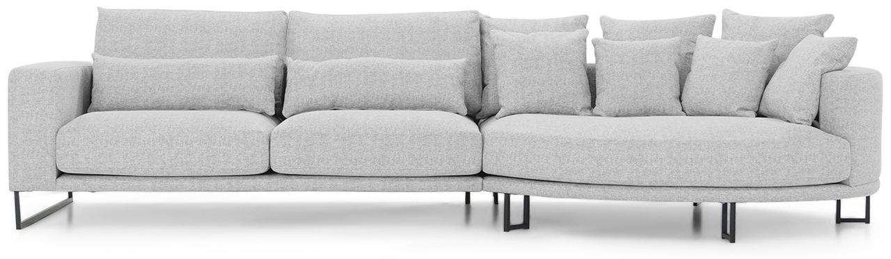 Loungebank stof Tiffany 05 Dordoni B295 x D140 x H92 cm
