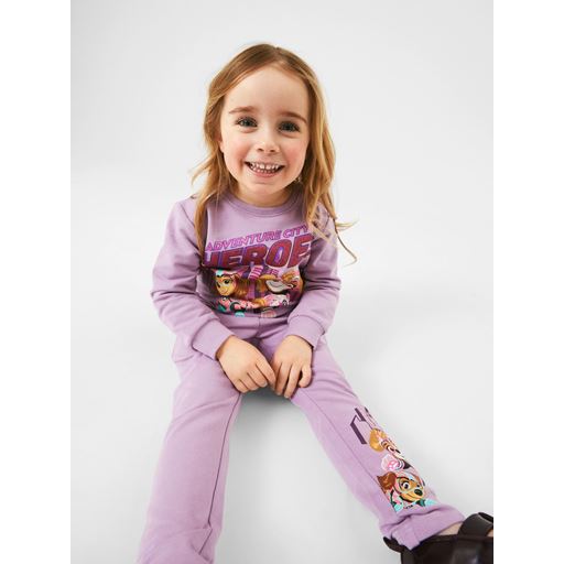 Name It Oditte Paw Patrol Sweatshirt, Lavender Mist, 86 cm