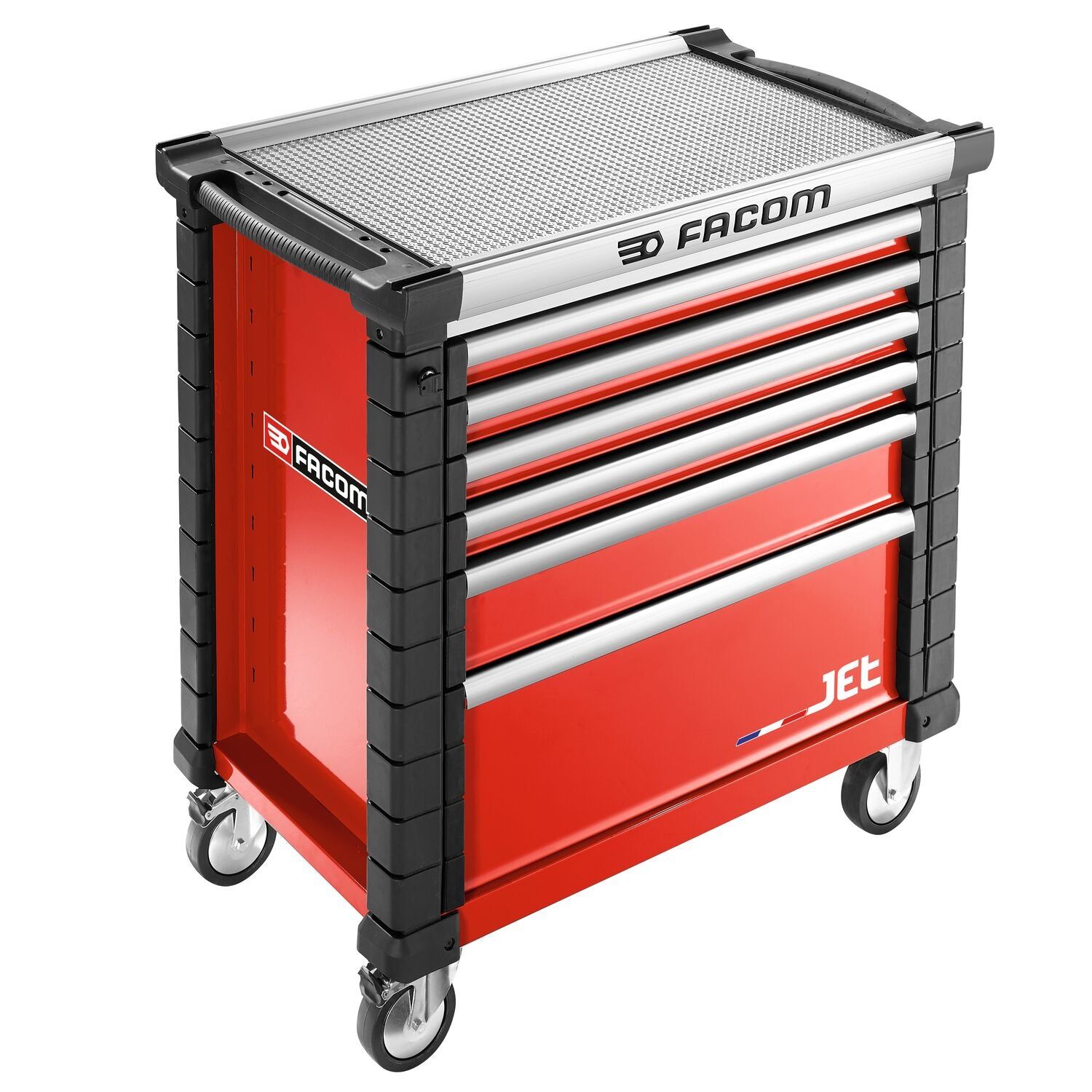 Facom JET Gereedschapswagen Rood met 6 laden M4 - JET.6M4A