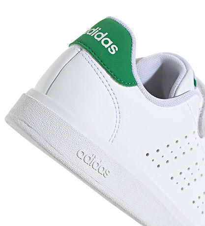 adidas Performance Sko - Advantage Base 2.0 - Hvid/ Grøn