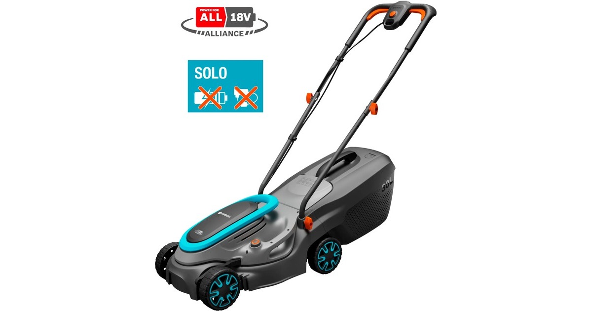 GARDENAAccugrasmaaier PowerMax 32/18V P4A solo  (Zwart/grijs, Accu en oplader niet inbegrepen,  POWER FOR ALL ALLIANCE)