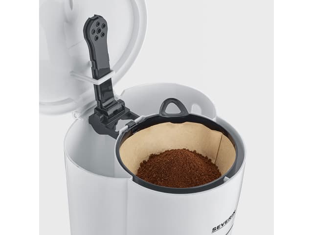 Severin Kaffemaskine 1,25 liter 900 watt Hvid