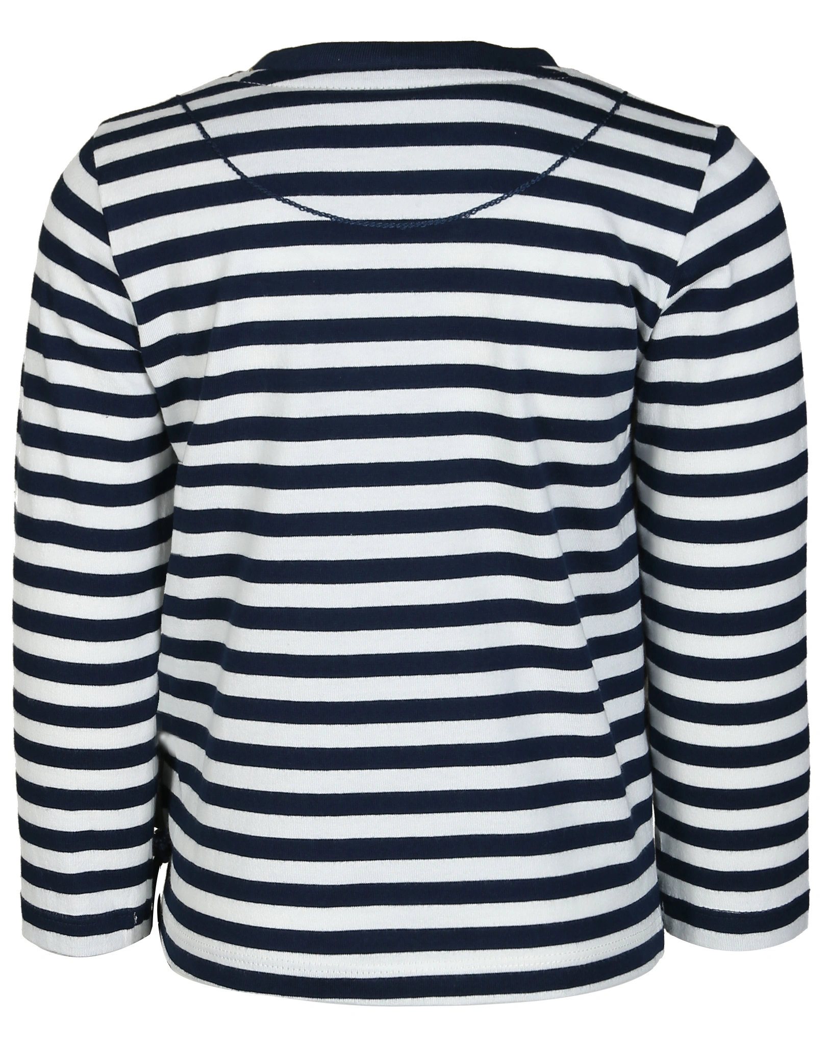 Langarm-Shirt KLEINES PONY gestreift in weiß/dunkelblau