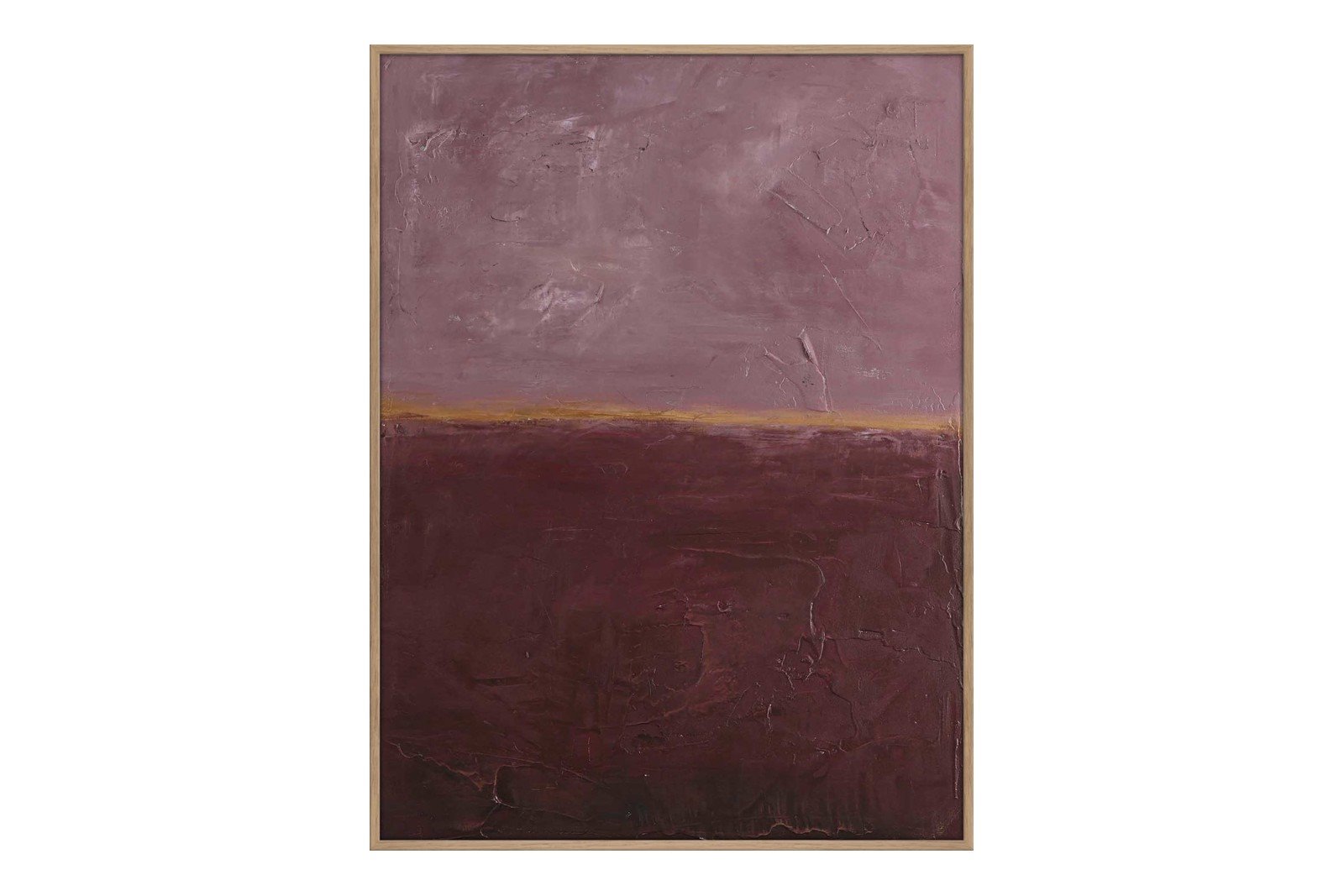 Edge rose 90x120 cm Oak Frame