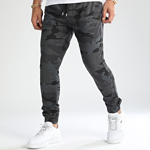 Jogger Pant Super Skinny 2475 Gris Anthracite Camouflage