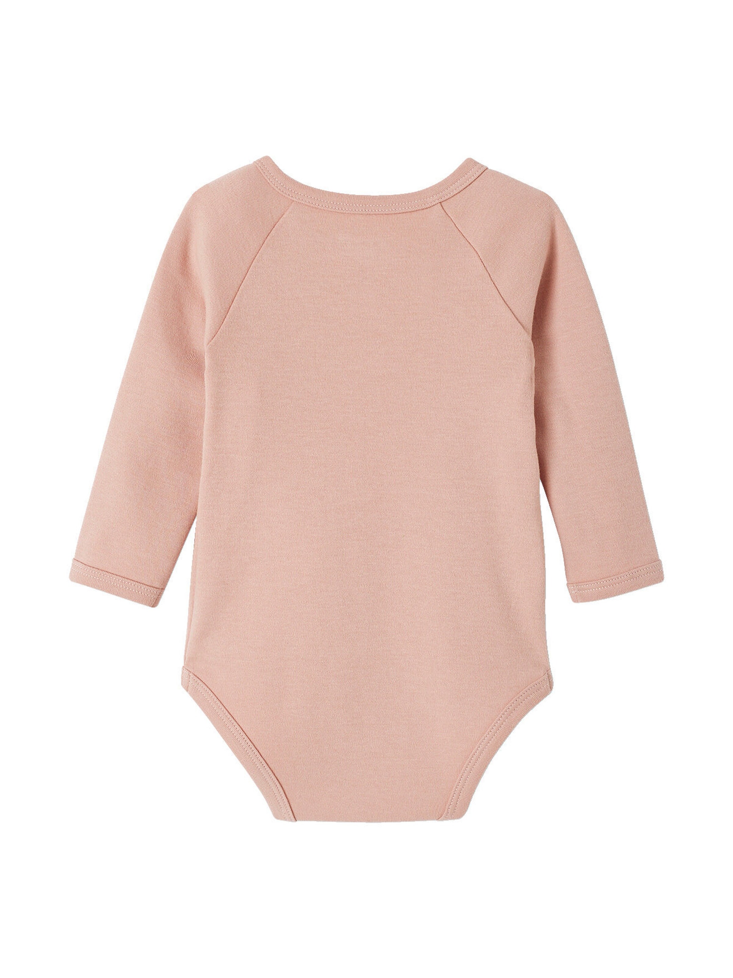 Vertbaudet 3er-Pack Baby Wickelbodys, Bio-Baumwolle pudrig rosa