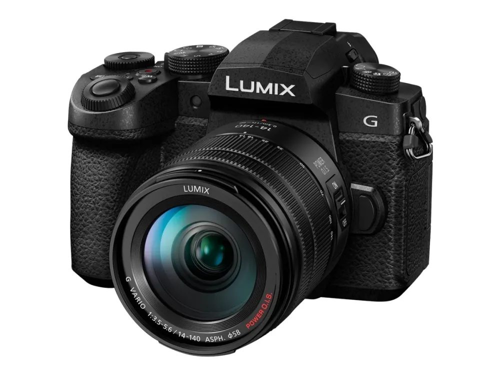 Panasonic Lumix G DC-G91H - Digitalkamera - spejlløst - 20.3 MP - Four Thirds - 4K / 30 fps - 10x optisk zoom 14-140 mm objektiv - Wi-Fi, Bluetooth - sort
