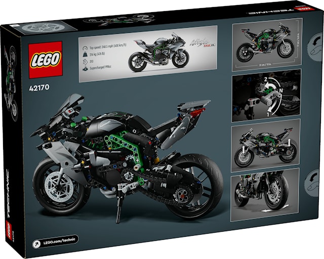 Kawasaki Ninja H2R-motorsykkel LEGO®  Technic (42170)
