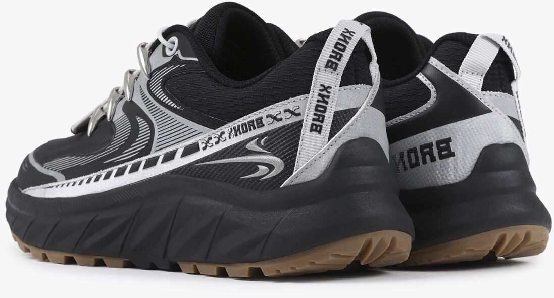 BRONX zwarte bronx lage sneakers track-err 66516-l