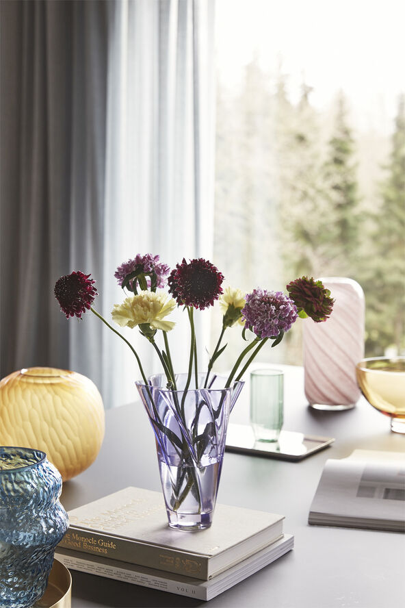 Hübsch Bloom Vase Purple Lilla