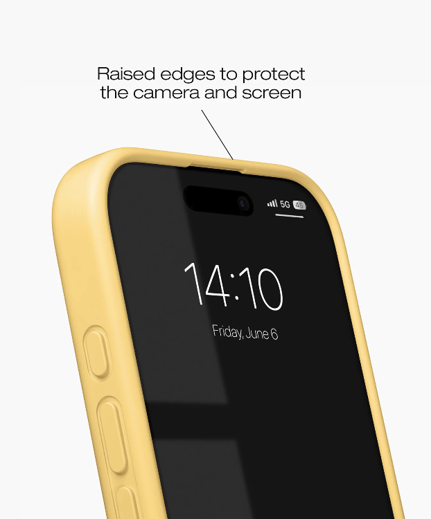 iPhone 16 Pro Max MagSafe Silikon Hülle Case Recycled (IDSIC-I2467P-516) - Soft Lemon