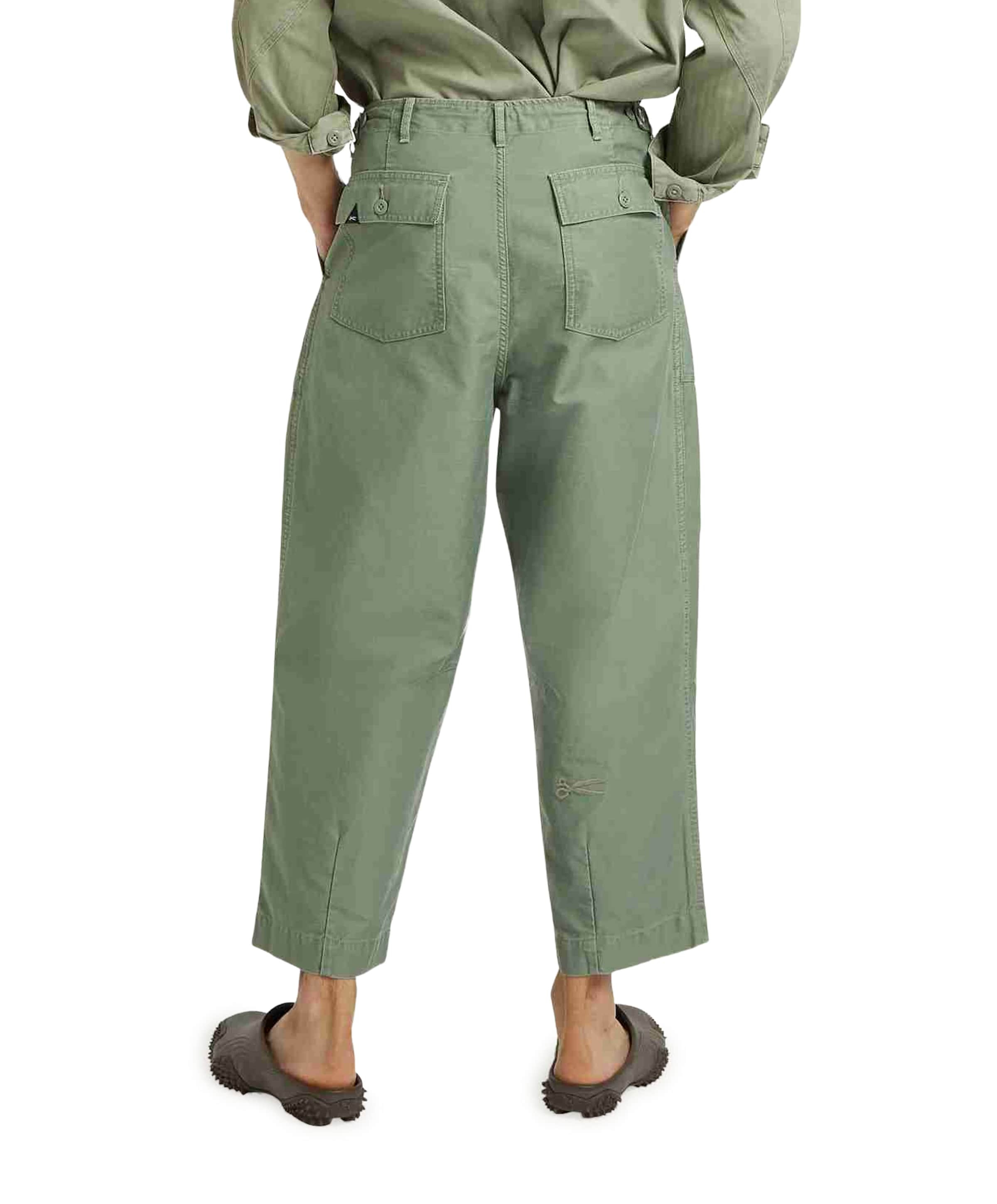 Denham FATIGUE PLEATED GDG heren broek groen