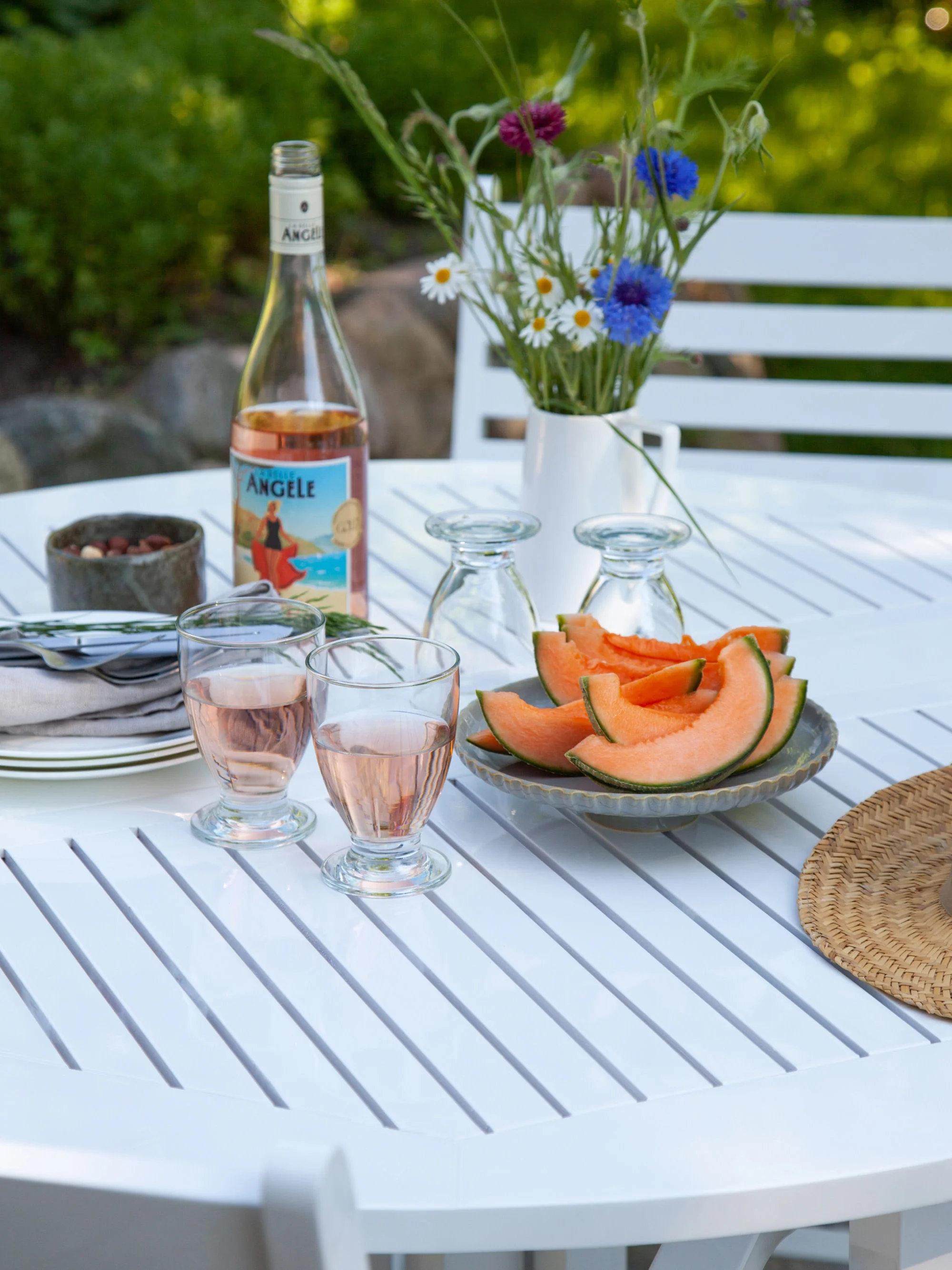 Ronde opvouwbare tuintafel Butterfly