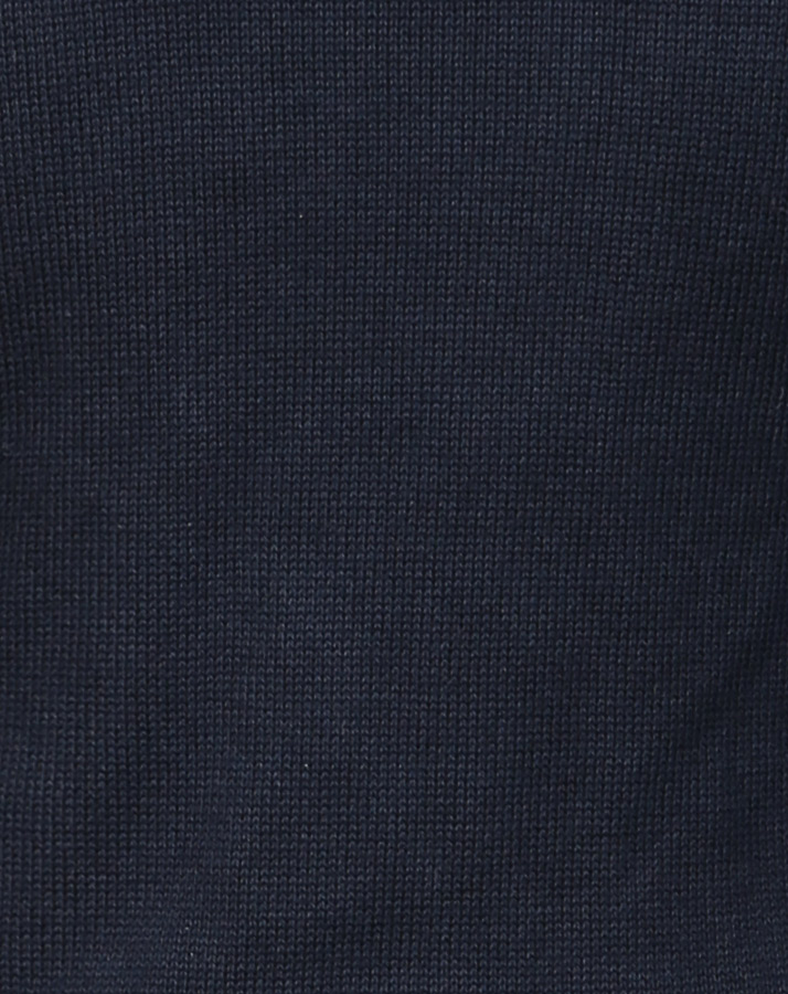 Strick-Kleid TYA mit Rüschen in dunkelblau