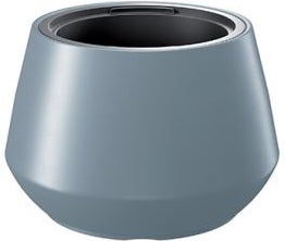 Intratuin bloempot Heos grijs D 58,2 H 30 cm