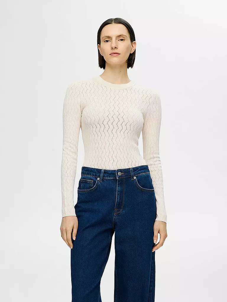 SELECTED FEMME Pullover SLFCABALA creme